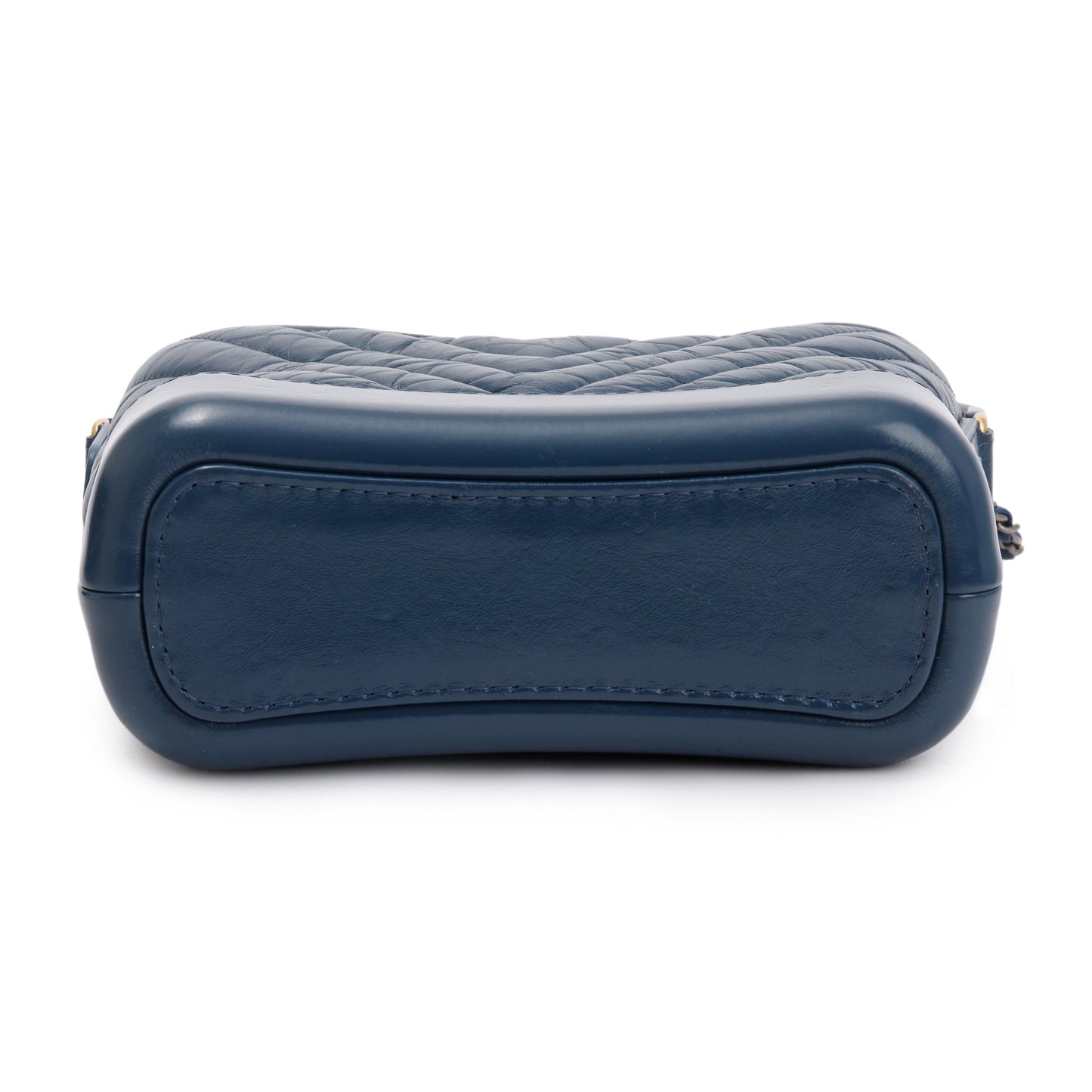 Chanel Blue Calfskin Leather Small Gabrielle Hobo