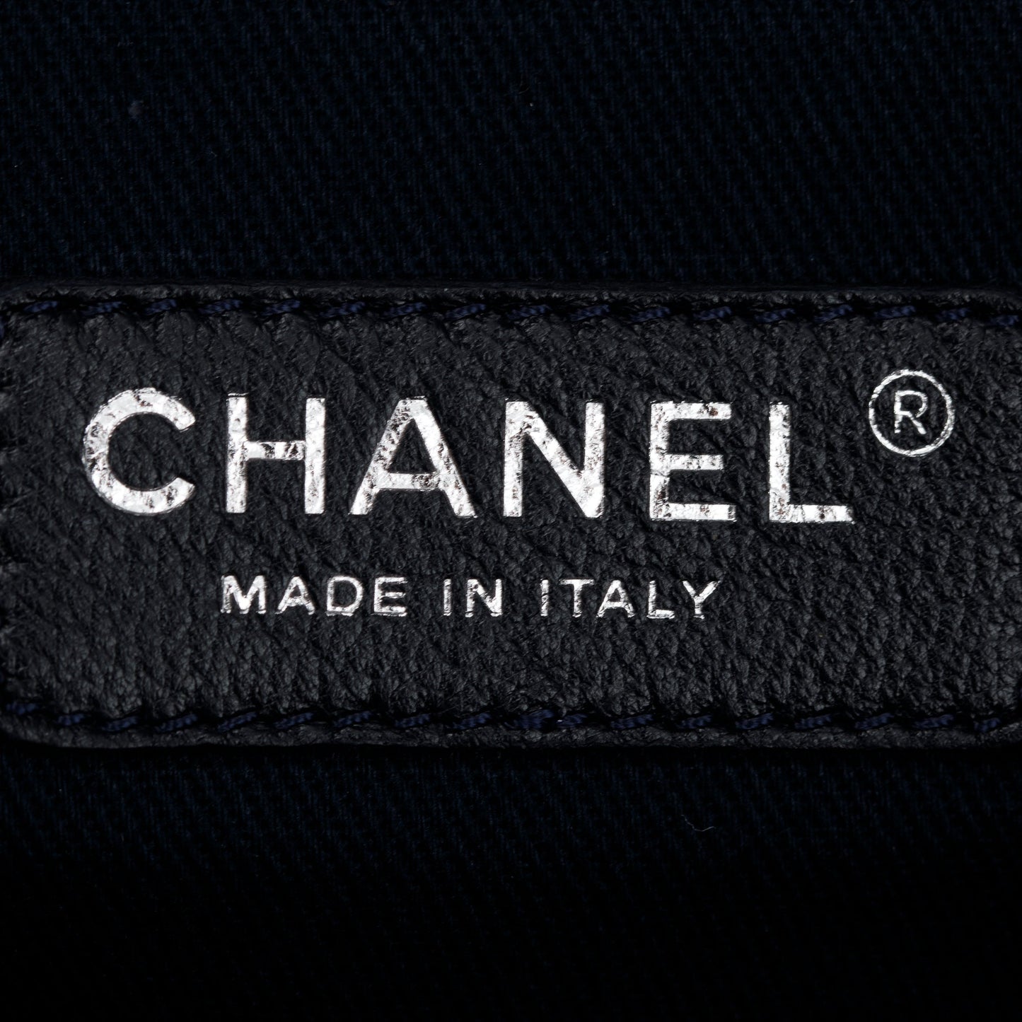 Chanel Blue Denim Medium CC Shopping Tote