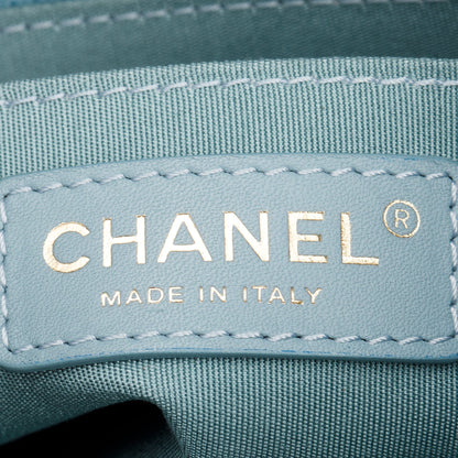 Chanel Blue Quilted Calfskin Leather Small Urban Spirit Backpack