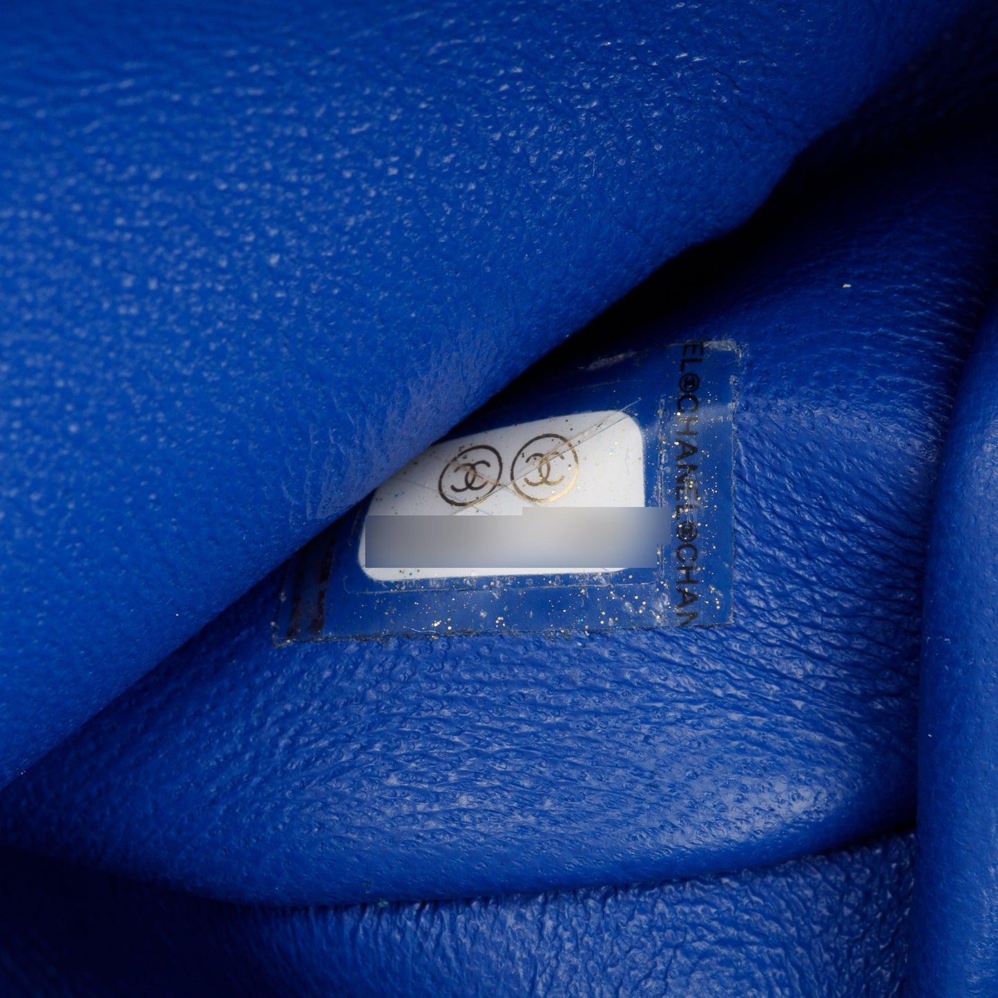 Chanel Blue Quilted Lambskin Leather Classic Square Mini Flap Bag