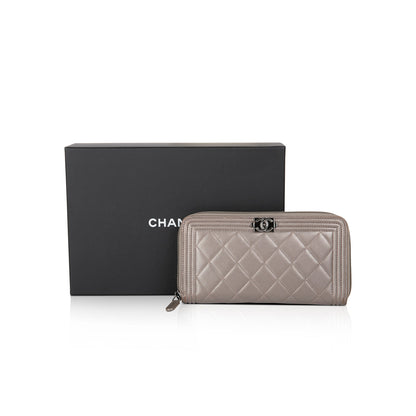 Chanel Boy Continental Wallet