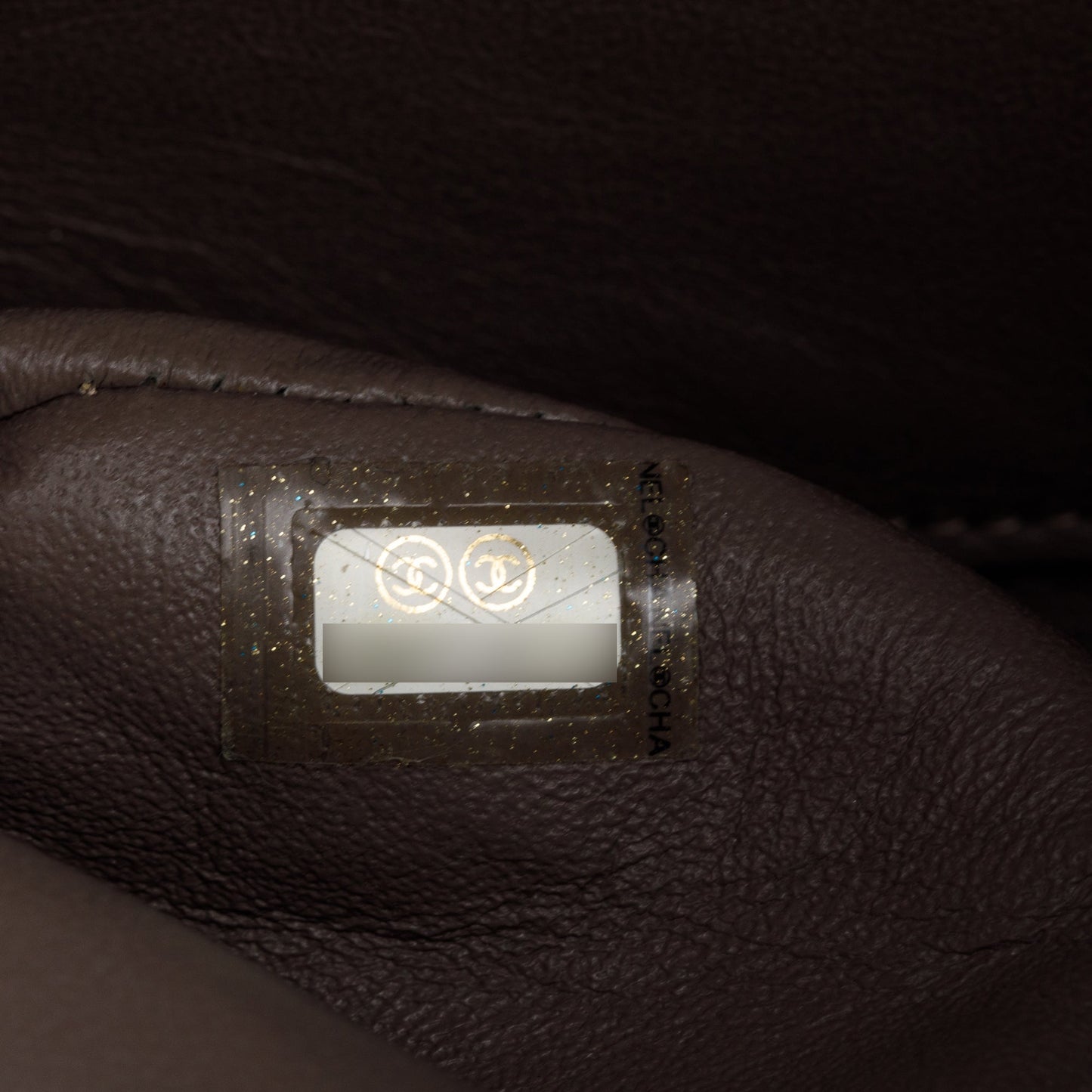Chanel Brown Quilted Patent Leather Classic Medium Double Flap Bag