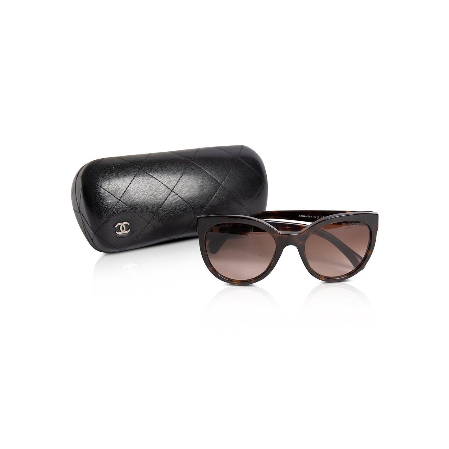Chanel Brown Wayfarer Sunglasses
