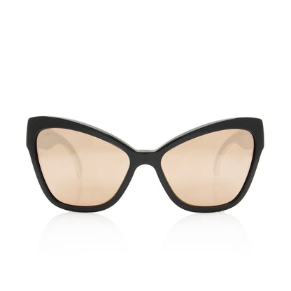 Chanel CC Cat Eye Sunglasses (SHF-Vpy0FM)