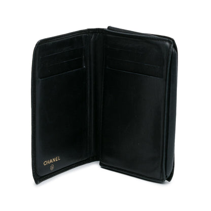 Chanel CC Caviar Bi Fold Card Holder (SHG-GcMVGD)