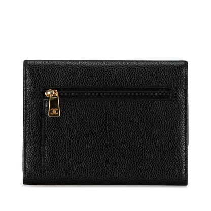 Chanel CC Caviar Bifold Wallet (SHG-o2VjHL)