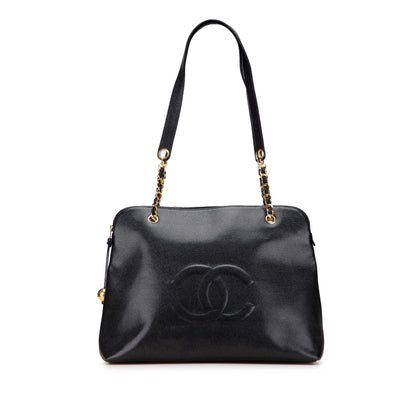 Chanel CC Caviar Chain Tote