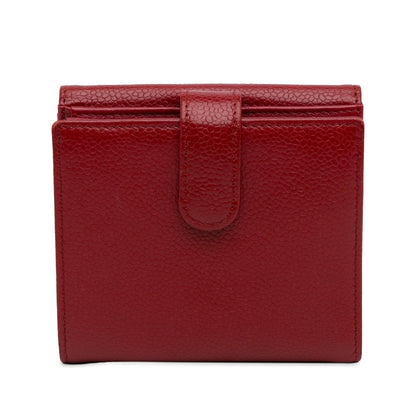Chanel CC Caviar Compact Wallet (SHG-BLeqED)