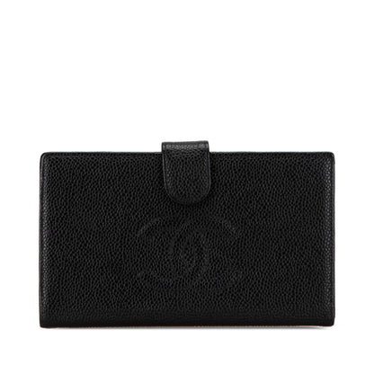 Chanel CC Caviar Long Wallet (SHG-RqE1zx)