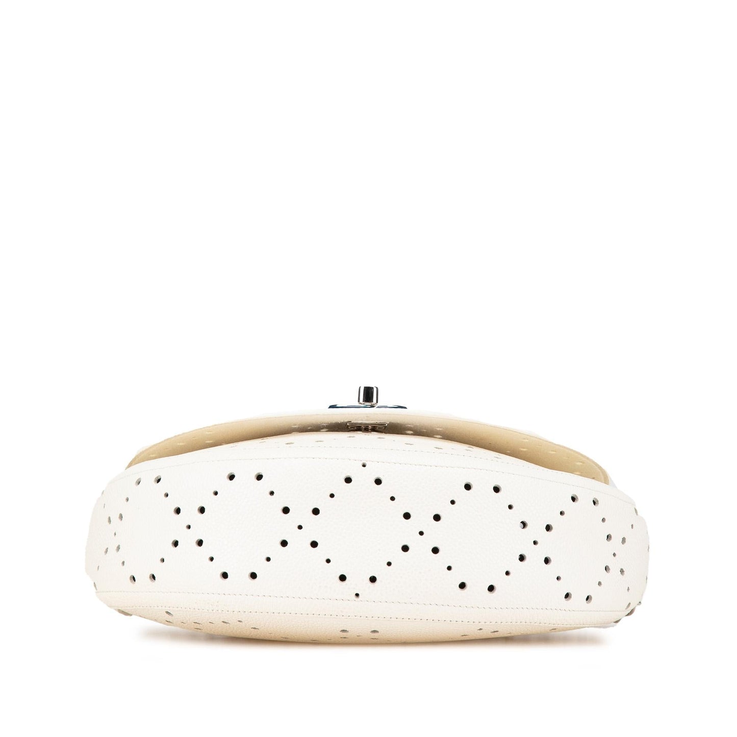 Chanel CC Caviar Perforated Messenger Flap