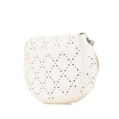 Chanel CC Caviar Perforated Messenger Flap