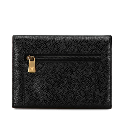 Chanel CC Caviar Trifold Wallet