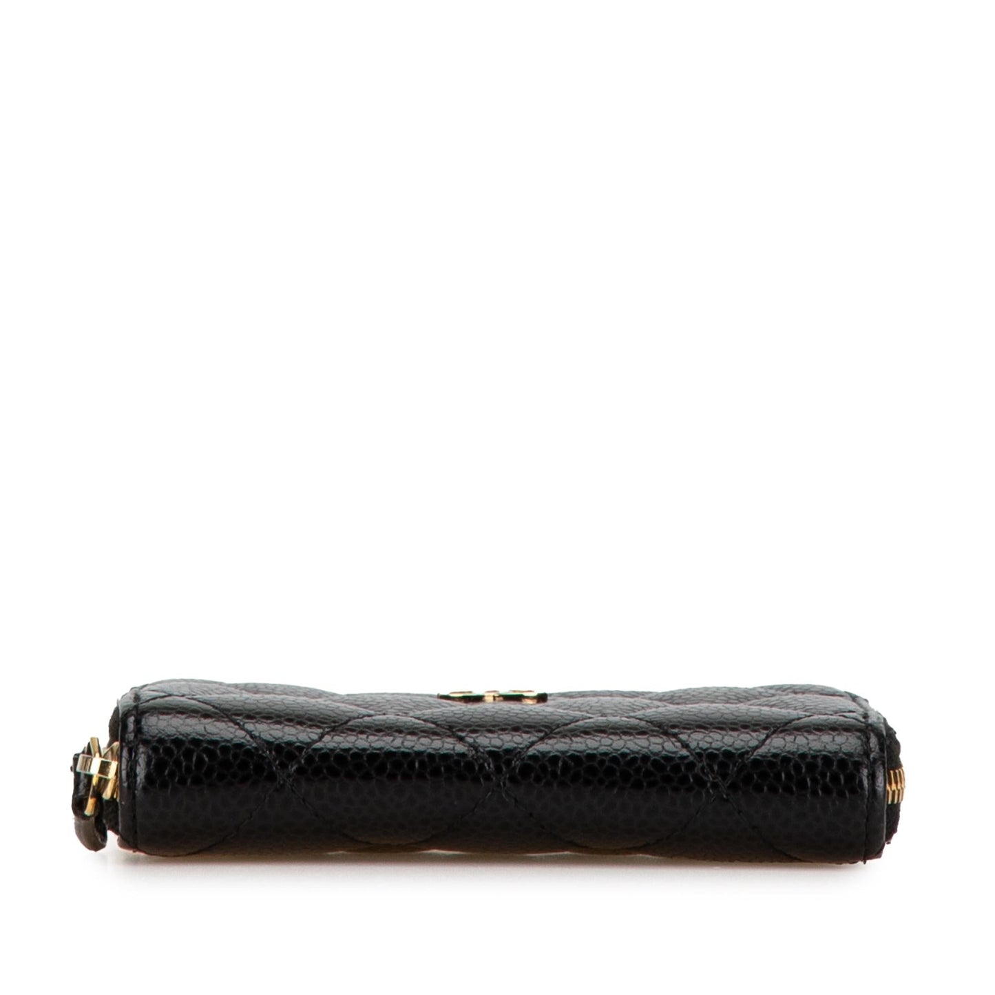 Chanel CC Caviar Zip Around Wallet