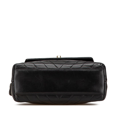 Chanel CC Chevron Lambskin Flap