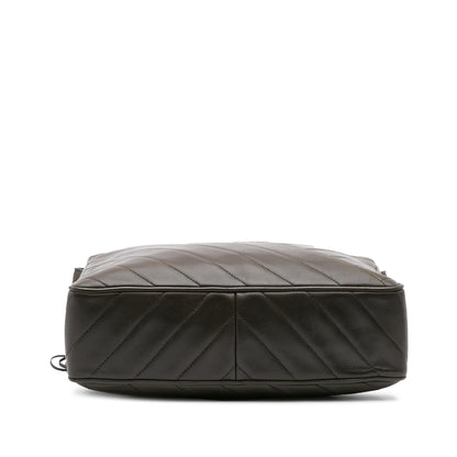Chanel CC Chevron Lambskin Tassel Crossbody