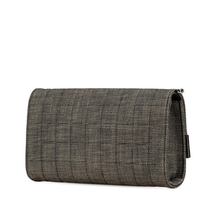 Chanel CC Choco Bar Denim Chain Flap