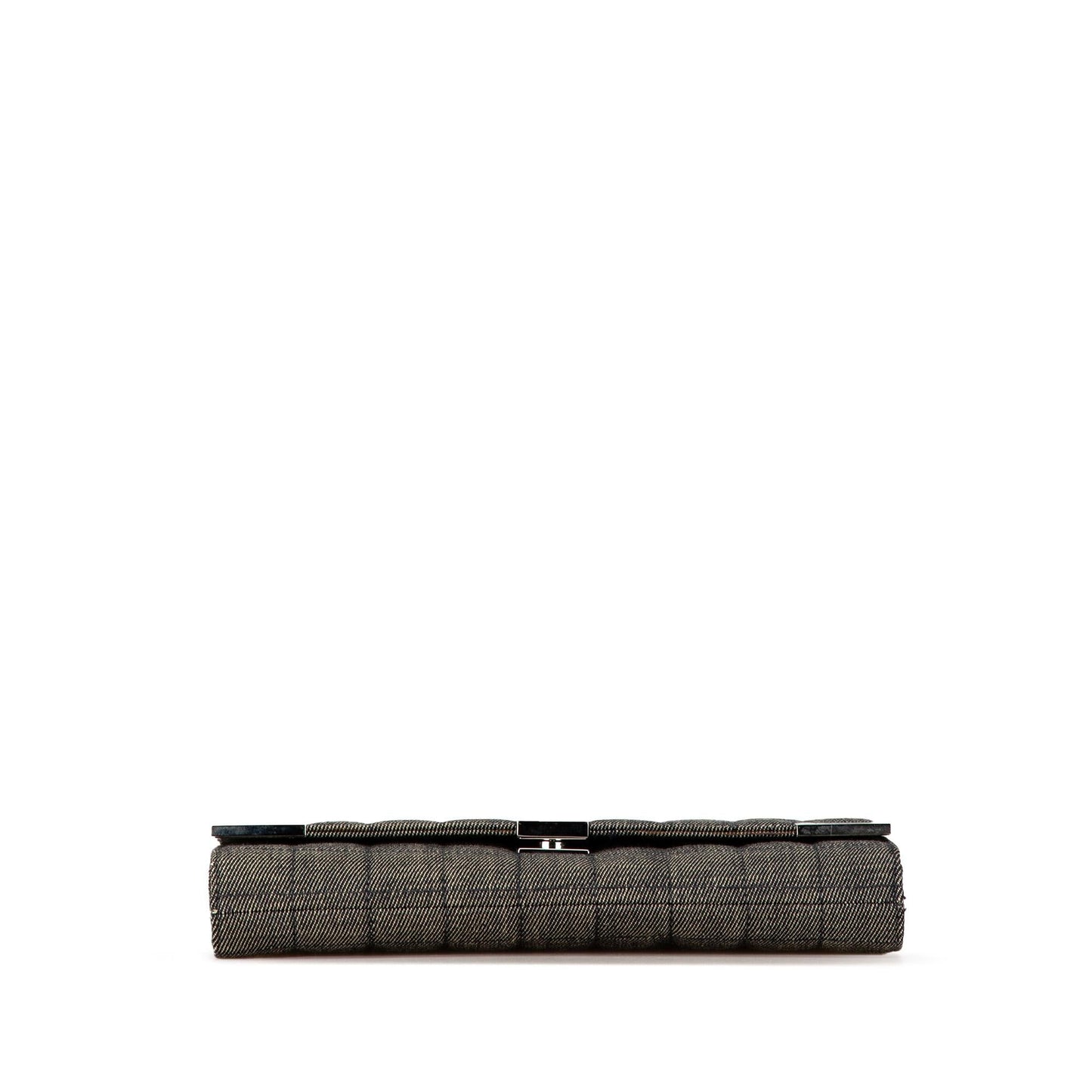 Chanel CC Choco Bar Denim Chain Flap