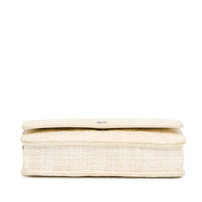 Chanel CC Coated Tweed Wallet On Chain