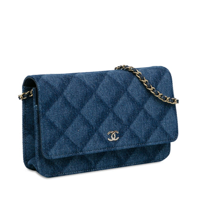 Chanel CC Denim Wallet On Chain (SHG-tRgZBv)