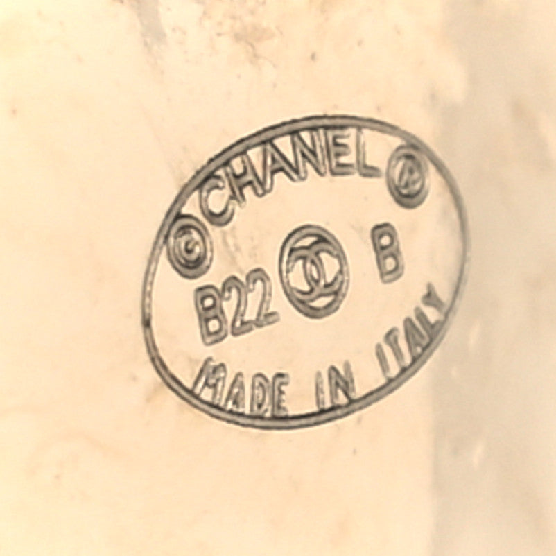 CHANEL CC HEART TURNLOCK DROP EARRINGS