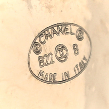 CHANEL CC HEART TURNLOCK DROP EARRINGS