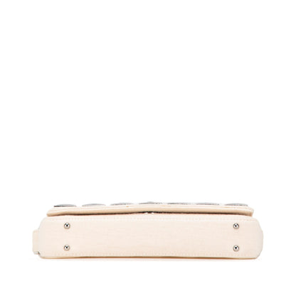 Chanel CC Jersey Pyramid Stud Flap