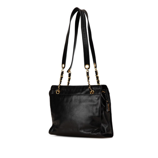 Chanel CC Lambskin Chain Tote (SHG-2ypd77)