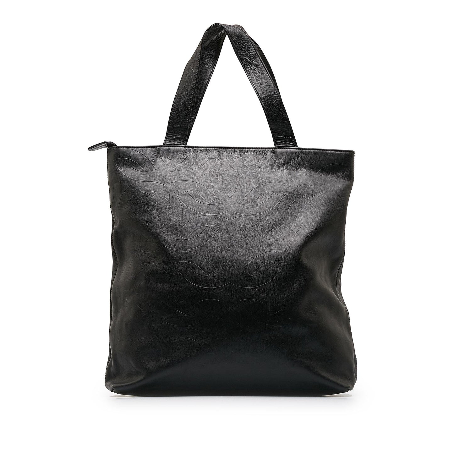 Chanel CC Lambskin Leather Tote (SHG-XkJzTx)