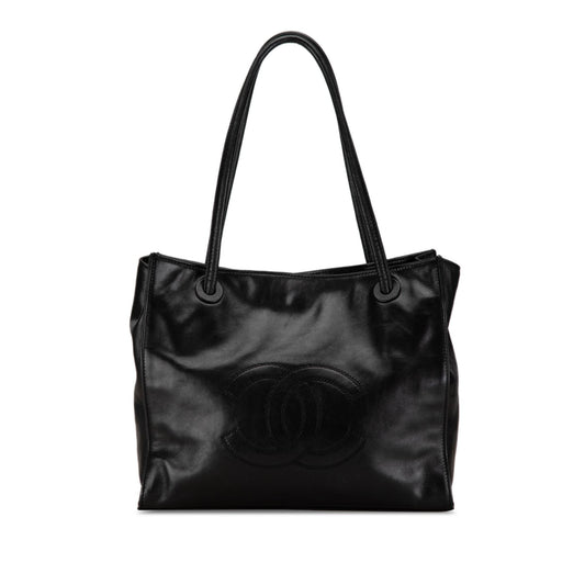 Chanel CC Lambskin Tote Bag (SHG-R6lAw8)