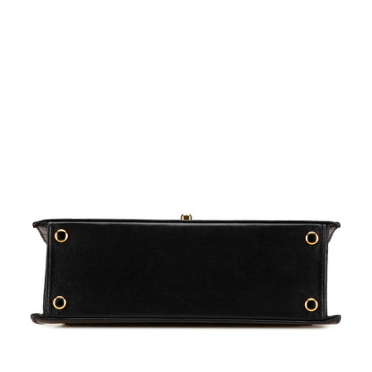 Chanel CC Lambskin Trapezoid Flap