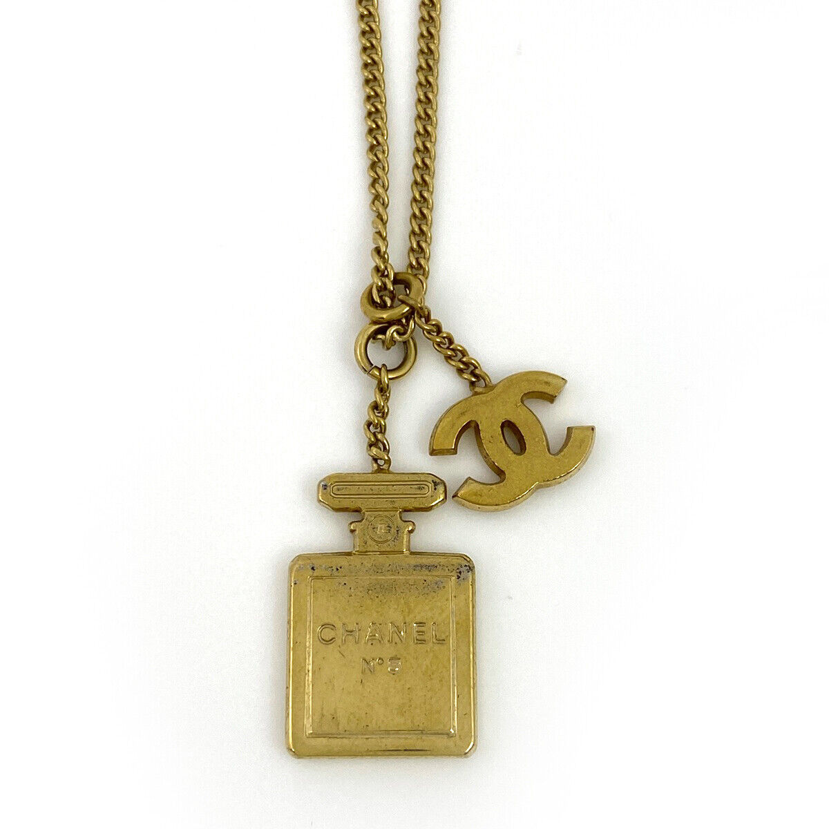 CHANEL CC NO 5 PERFUME BOTTLE NECKLACE