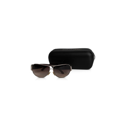 Chanel CC Logo Wrap Aviator Sunglasses