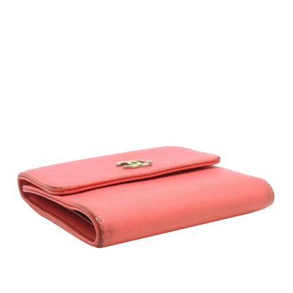 Chanel CC Lucky Clover Calfskin Small Wallet (SHG-kFLM7a)
