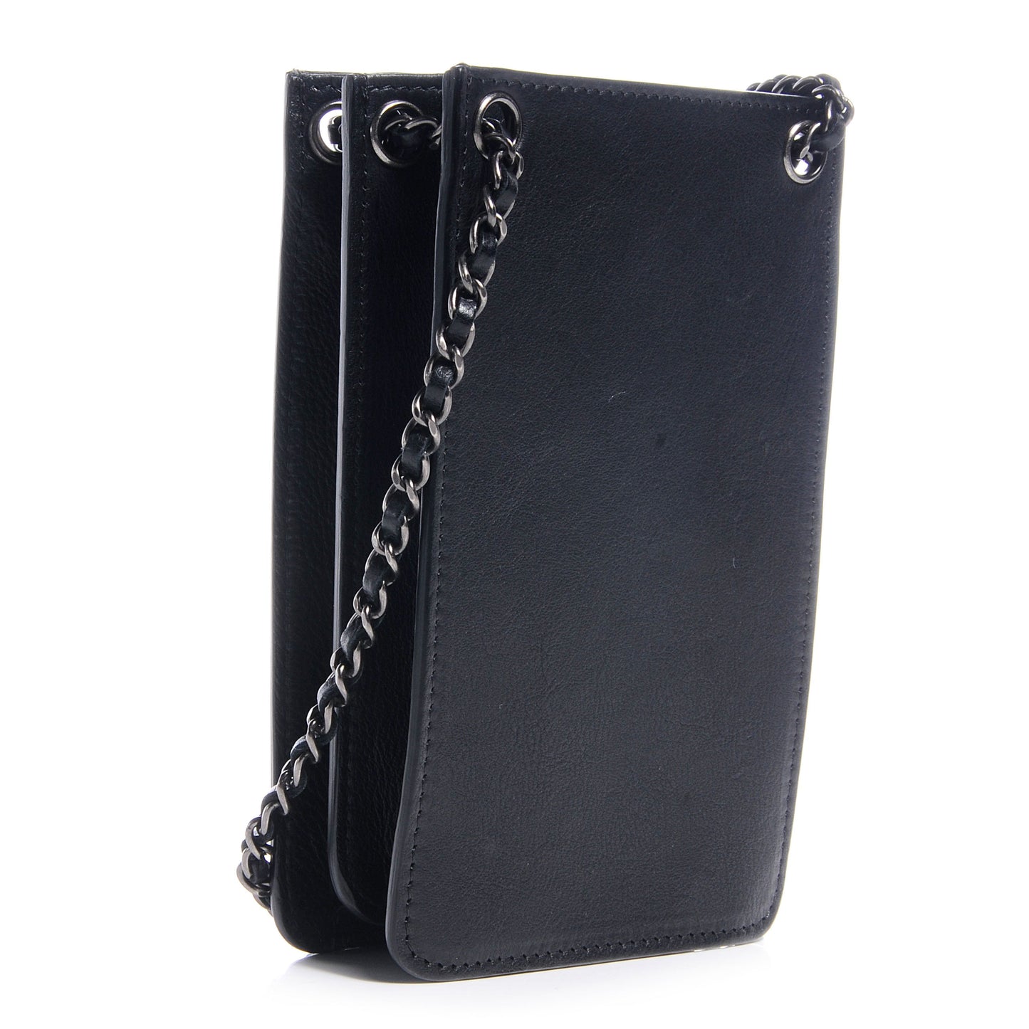 CHANEL CC CALFSKIN LEATHER CROSSBODY BAG
