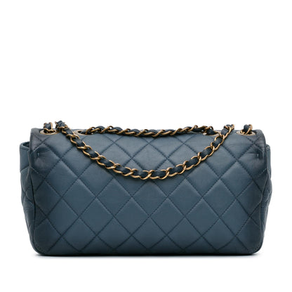 Chanel CC Quilted Calfskin Ombre Flap (SHG-mJHtHE)