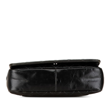 Chanel CC Quilted Glazed Calfskin Flap (SHG-16f7wX)