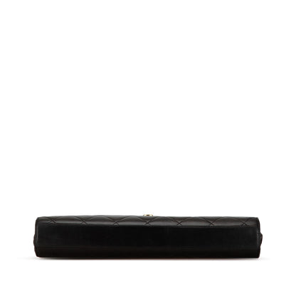 Chanel CC Quilted Lambskin Flap Briefcase (SHG-C50FAl)