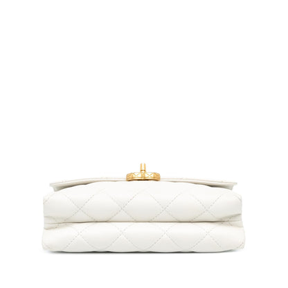 Chanel CC Quilted Lambskin Flap (SHG-8guI4k)