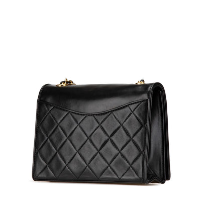 Chanel CC Quilted Lambskin Full Flap Crossbody