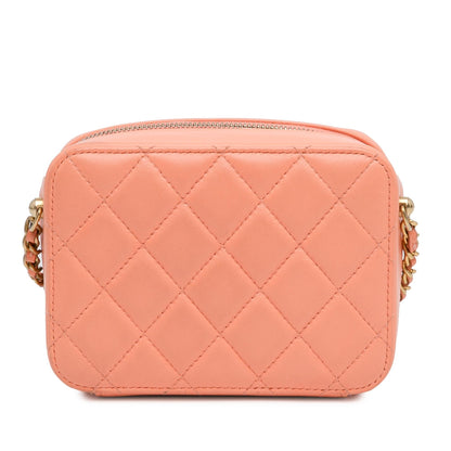 Chanel CC Quilted Lambskin Pearl Crush Camera Bag (SHG-S5d4T2)