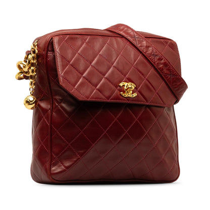 Chanel CC Quilted Lambskin Shoulder Bag (SHG-Q3k70Q)
