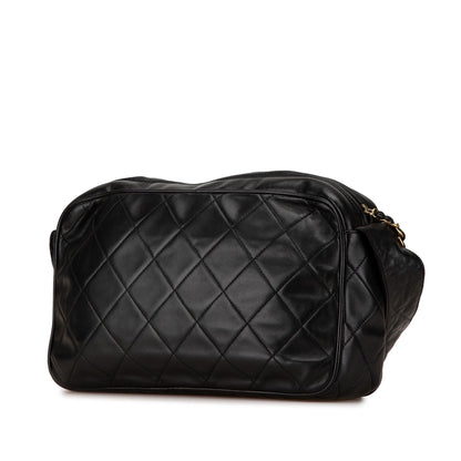 Chanel CC Quilted Lambskin Tassel Crossbody (SHG-pX511j)
