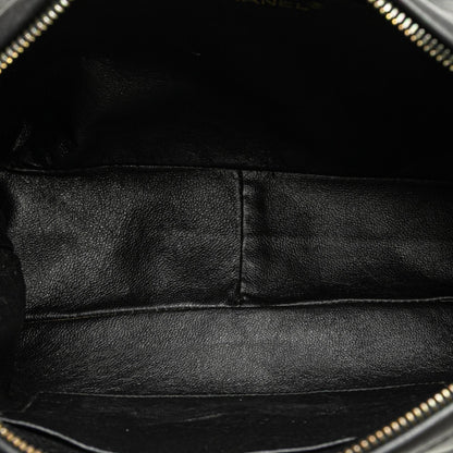 Chanel CC Quilted Lambskin Tassel Crossbody