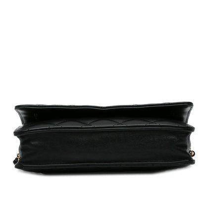 Chanel CC Quilted Lambskin Wallet On Chain (SHG-xqMmVF)