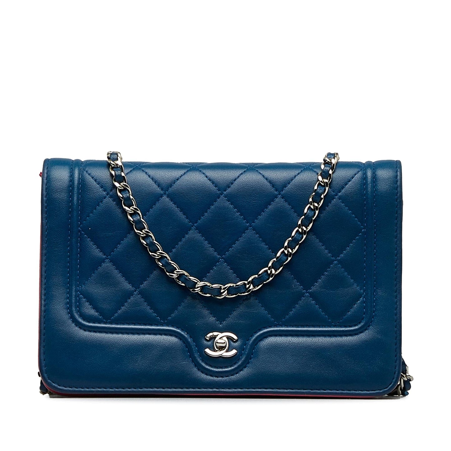 Chanel CC Quilted Lambskin Wallet On Chain