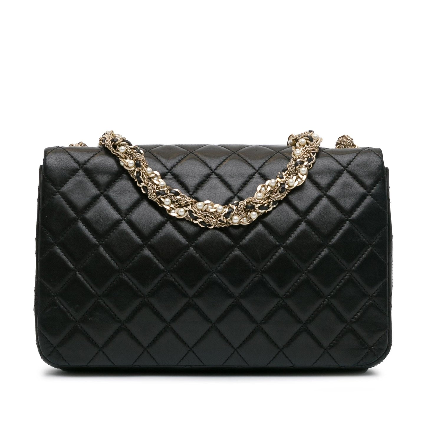 Chanel CC Quilted Lambskin Westminster Pearl Flap (SHG-gi93nx)