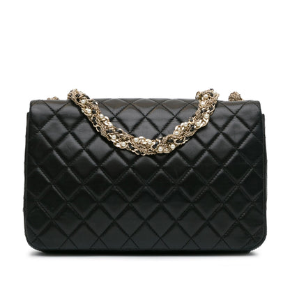 Chanel CC Quilted Lambskin Westminster Pearl Flap (SHG-gi93nx)