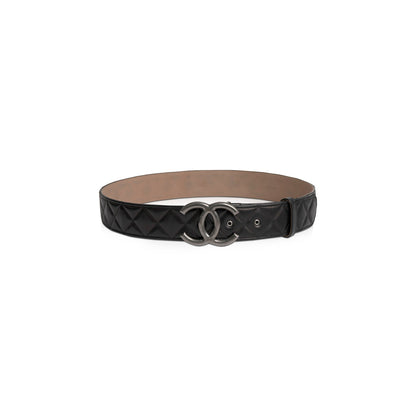 Chanel CC Quilted Leather Belt