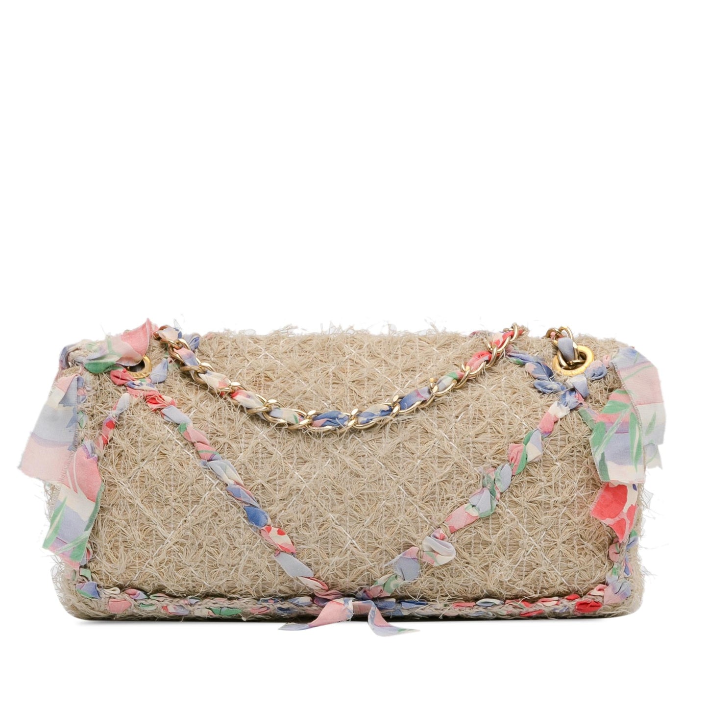 Chanel CC Straw Country Flap (SHG-LDVjxm)