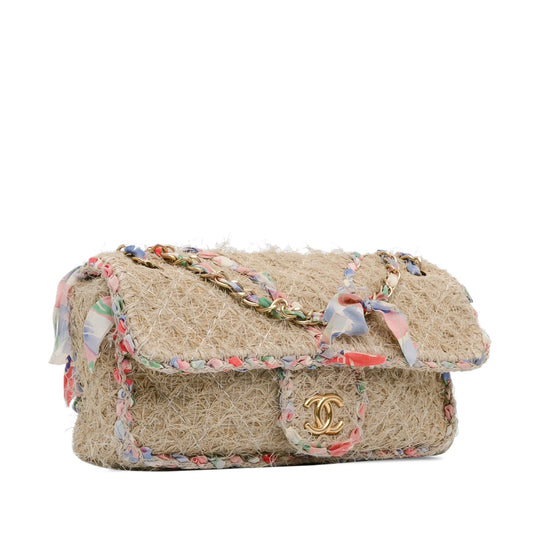 Chanel CC Straw Country Flap (SHG-d50HRy)